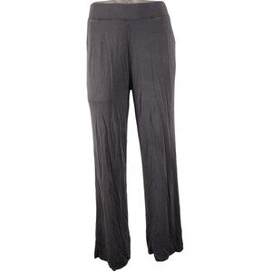 Women's Sijo Cooling Eucalyptus Wide Leg Pants Large Pull On Grey Lounge Pockets